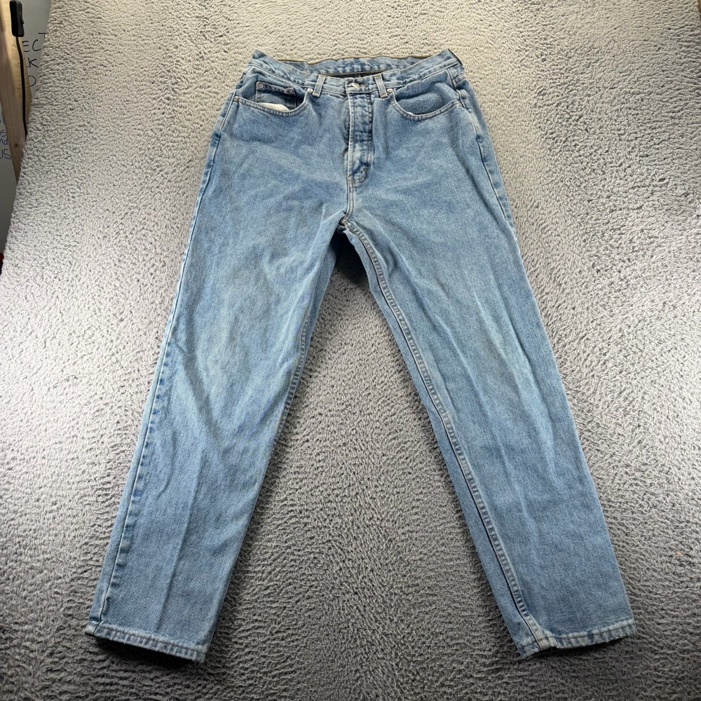 Vintage Nautica Jeans Mens 33x30 Blue Cotton Denim Straight Leg Travel Workwear